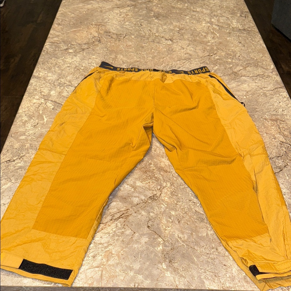 Nike Mustard Yellow Sports Pants - Picture 7 of 11